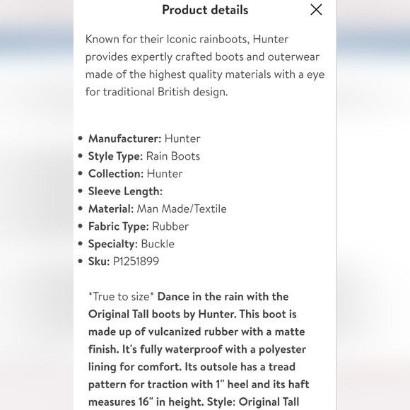 Hunter Boots - Picture 3 of 11